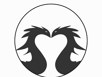 two head dragon logo