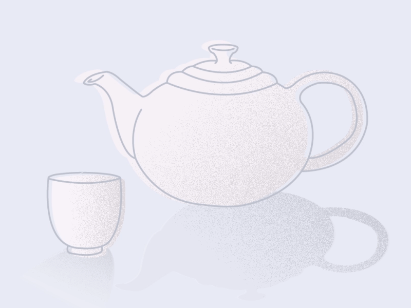 Tea time animation flat gif illustration minimal pastel tea vector