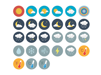 weather icon illustration vector