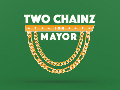 2 Chainz gold logo vector