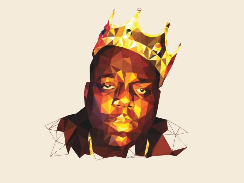 Low Poly Biggie By Bill Pratt On Dribbble