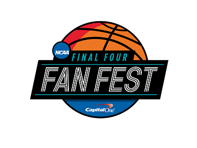 Final Four Fan Fest Logo Concept branding design final four logo