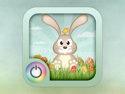 Easter Egg Saver app icon bunny easter easter bunny inemode ipad rabbit vector