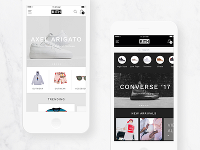 Ios Shopping App design e commerce minimalism shopping app uxui website