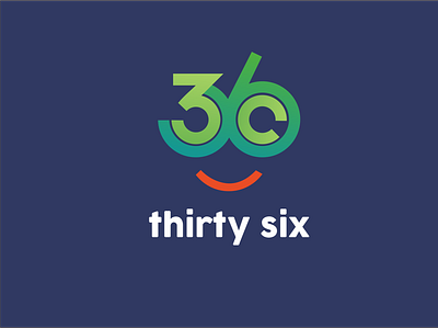 thirty six logo 36 logo brand identity branding design icon logo logomark logotype number logo typography vector