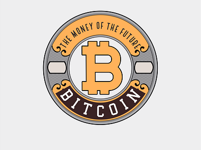 BITCOIN  LOGO RETRO