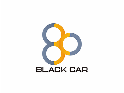 BLACK CAR LOGO b logo brand identity branding car logo design logo logomark logotype typography vector