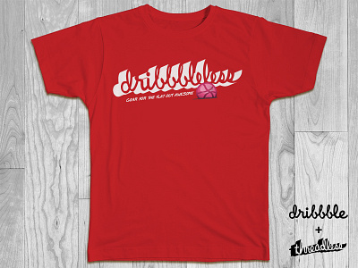 Dribbbleless, "Style B" awesome design dribbbleless fun playoff pride style b t shirt tee thinkory