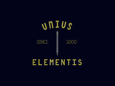 Unis Elementis - Digital Hand-Lettered Badge