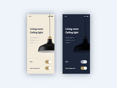015 On off switch buttons challenge dailyui home mobile screen smart smarthome switches ui ux