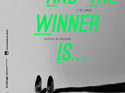 And the winner is... design paradox poster typography