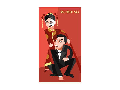 WEDDING illustration poster