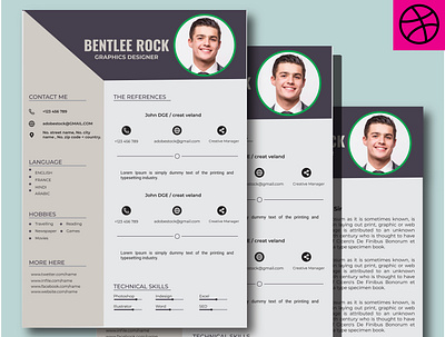 Resume / CV with Cover 8.5x11 a4 size behance branding clean clean cv clean resume creative resume curriculum vita cv cv clean cv template design dribbble dribbble best shot fiverr free resume illustration professional cv professional resume