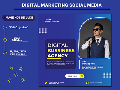 DIGITAL MARKETING SOCIAL MEDIA POST TEMPLATE