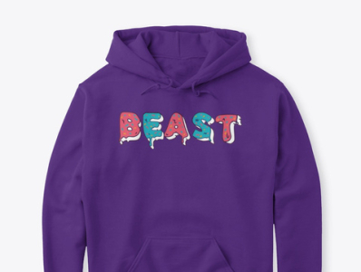 Mr beast purple hoodie new arrivals