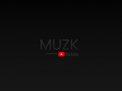 Muzk Touch Music Player - Splash Screen