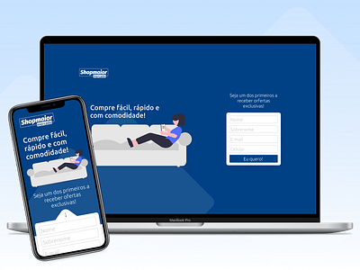 Shopmaior Form Page app branding design figma illustration ui ux web website