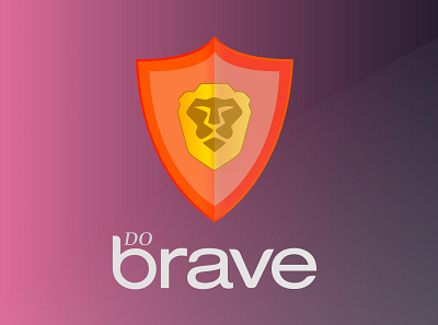 Shield brave branding design illustration vector