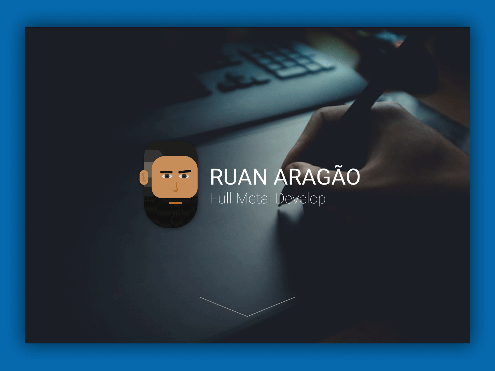 Ruan Aragon's new website design figma flat illustration logo photoshop ui ux vector web website