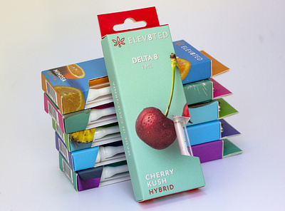 Cherry Kush Packaging Design branding design packaging photography product design