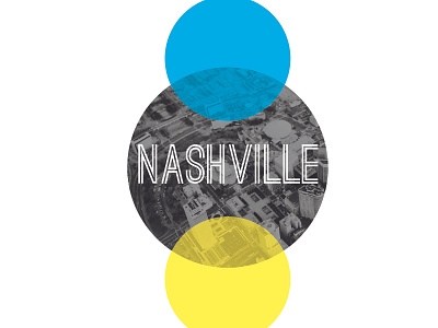 Nashville design illustration poster presentation design slide