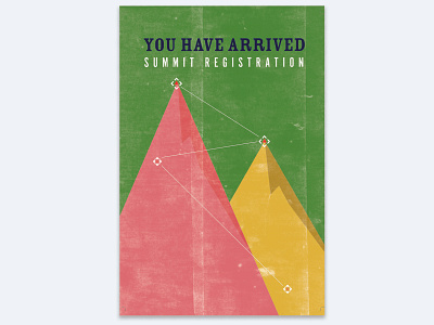 Summit app branding collateral materials design digital illustration poster ux vector
