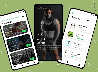 Fitness App app branding design icon ui