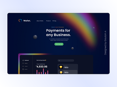 Payments For Any Business branding design graphic design landing page typography ui ux