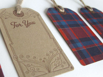 Vintage Letterpress Swing Tags