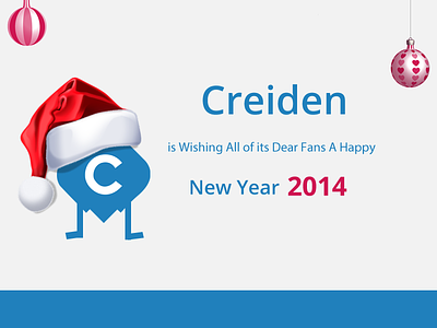 Happy New Year! 2014 creiden design development happy new web year