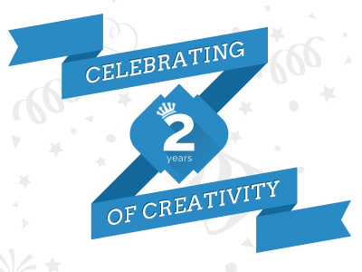 Celebrating Two Years Of Success celebration creativity creiden design development success websites
