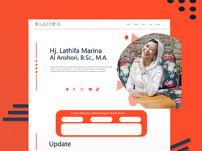 Lathifa Marina Personal Web Design