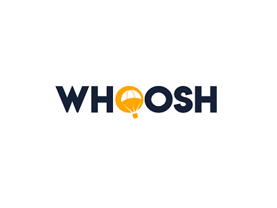 Whoosh logo branding dailylogochallenge design graphic design hotairballoon illustrator logo logo design whoosh