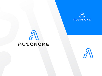 Autonome Driverless Cars Logo autonome branding carlogo dailylogochallenge flat graphicdesign illustrator lettering logo logodesign logodesigner logotype minimal