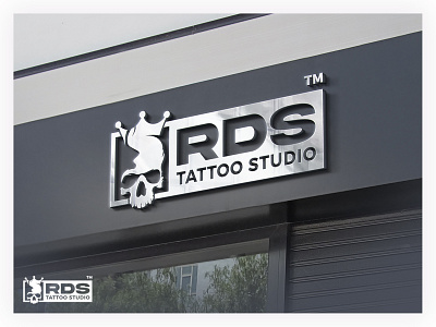 RDS Tattoo Studio Logo branding design graphic design graphicdesign logo logodesign logodesigner logotype tattoo tattoo design tattoo studio logo tattoodesign