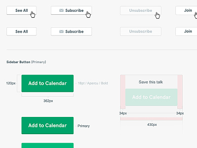 Podium Styleguide buttons colours flat input fields states styleguide type typography ui