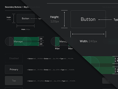 iPad App - Secondary Buttons