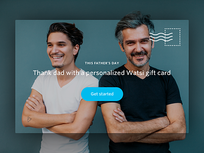 Father's Day Gift Cards fathers day gift card landing page postcard promotion