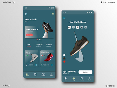 Sneakers UI Android Mobile Apps