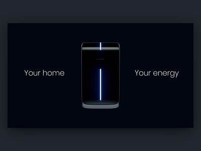 Fuergy - AI-powered surplus energy trading app crypto dark design device ico smart home web webdesign