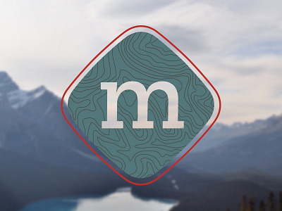 Outdoor Brandmark Study brandmark hiking logo outdoors slab serif topo topography