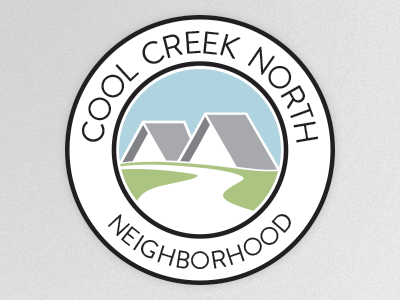Logo Concept, Part II badge circular creek house illustrator logo neighborhood roof round