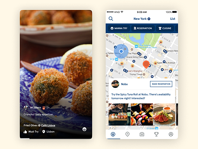Wine N Dine - Food Details android app daily design food interface ios location map mobile project reservation restaurant travel ui ux