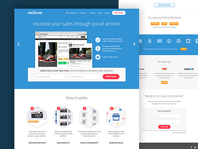 GetSocial.io buttons facebook getsocial gif homepage post responsive social ui ux web