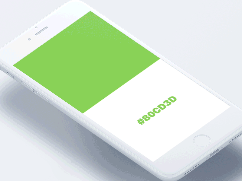 Pull to Ref... Color! animation color iphone mobile mockup motion principle pull to refresh ui