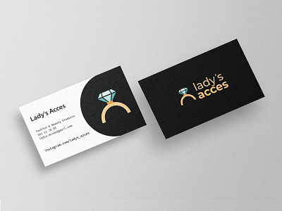 Business Card for Jewelry Store branding business card design illustration vector