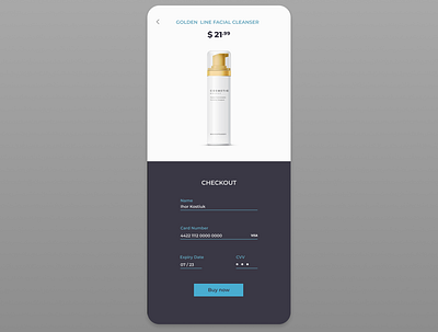 DailyUI #002 app branding checkout cosmetics dailyui design graphic design make up mobile mobile design ui ux