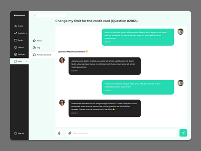 DailyUI #013. Direct Messaging bank banking banking support chat chatting customer support dailyui design direct messaging message messages messaging online banking support ui ui ux design ux web web app website