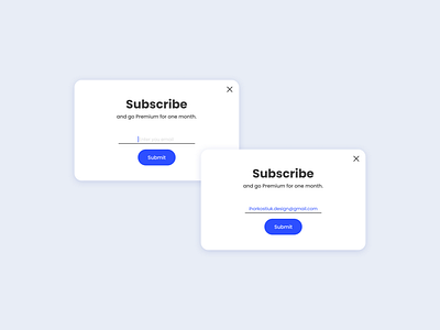 DailyUI #026. Subscribe