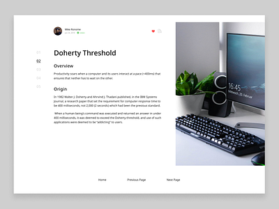 DailyUI #035. Blog Post